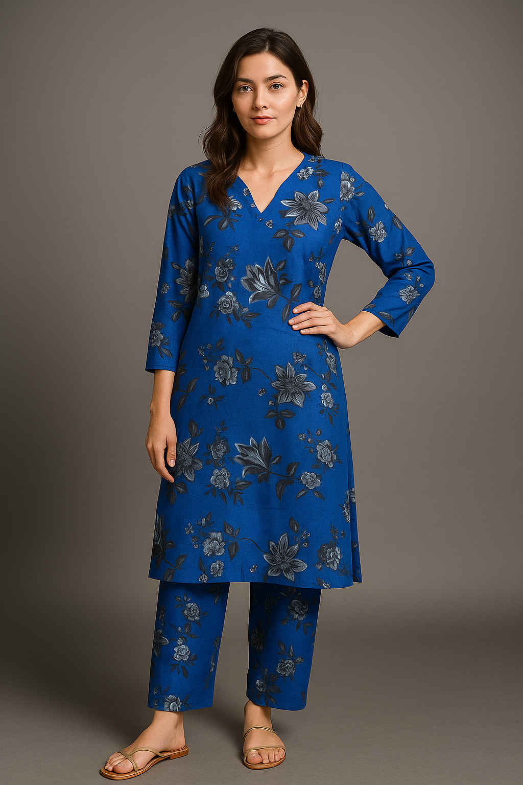 Royal Fade 2 Pcs Unstitched Suit
