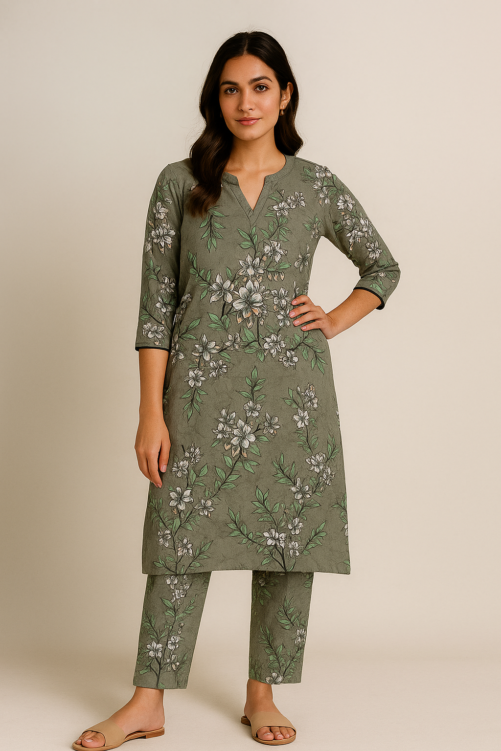 Frosted Jasmine 2 Pcs Unstitched Suits Lawn