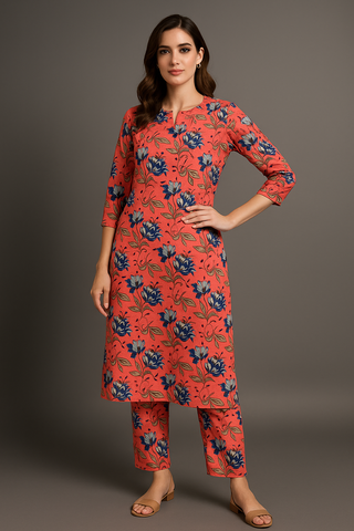 Hear Wear 2 Pcs Suit Unstitched