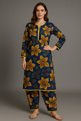 Sapphire Sun 2 Pcs Suit Unstitched